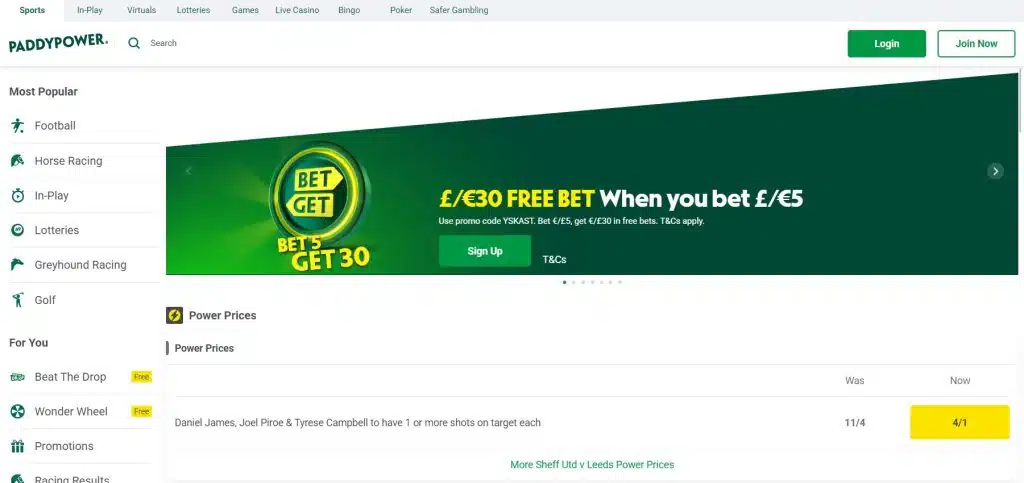 Paddypower Casino